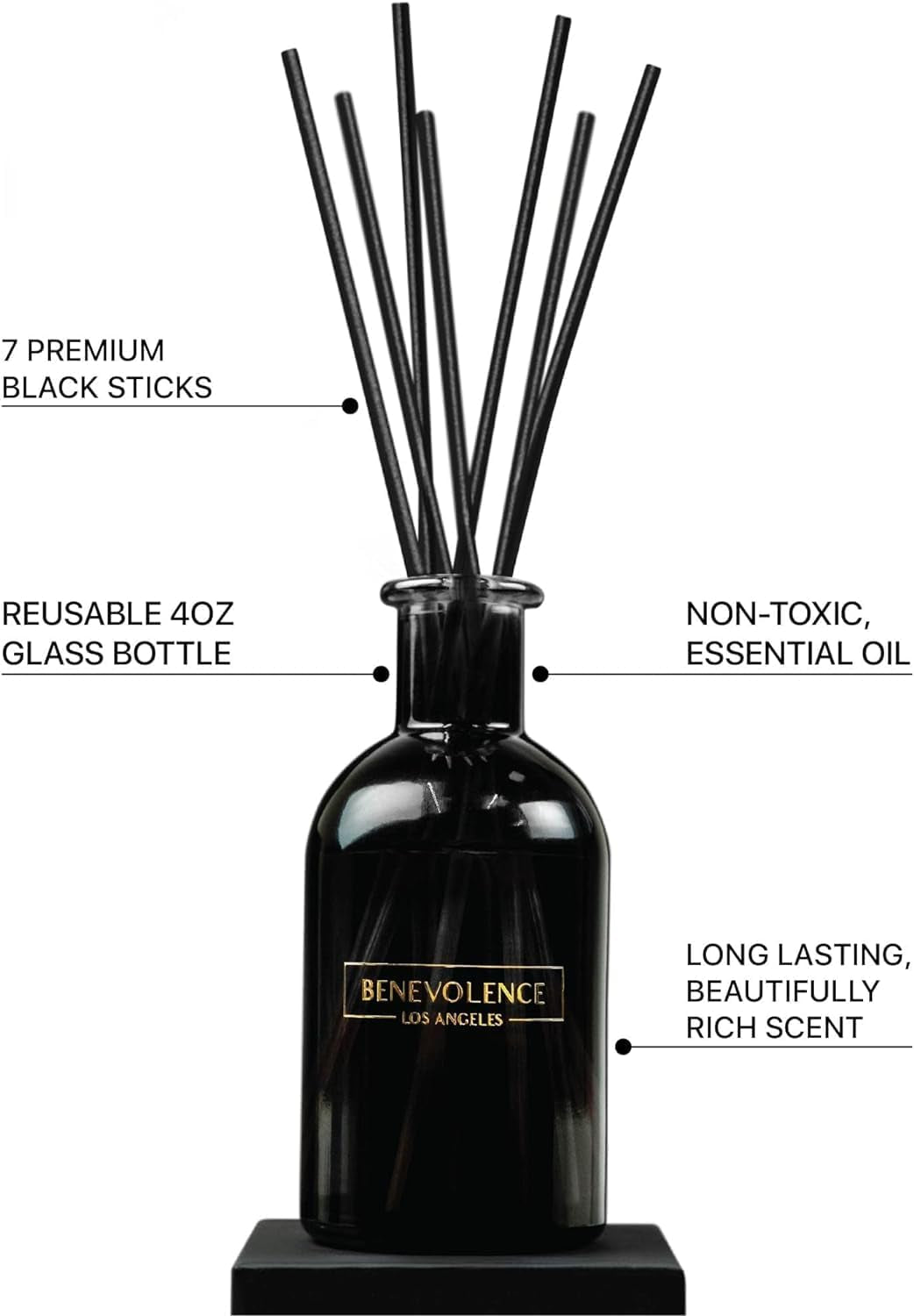 Reed Diffusers for Home Reed Diffusers for Home, Reed Diffusers for Home, Rose & Sandalwood Relaxing Fragrance | Aromatherapy Reed Diffuser Sticks with Gift Box, Scented Sticks for Bathroom | Home Décor