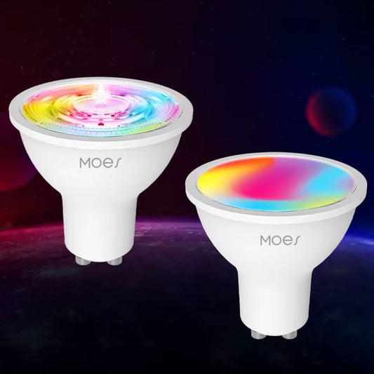 Tuya Zigbee GU10 smart LED bulbs Tuya Zigbee GU10 WIFI Smart LED Bulbs RGB C+W White Dimmable Lamps Smart Life APP Control Light Bulbs Voice Alexa/Google